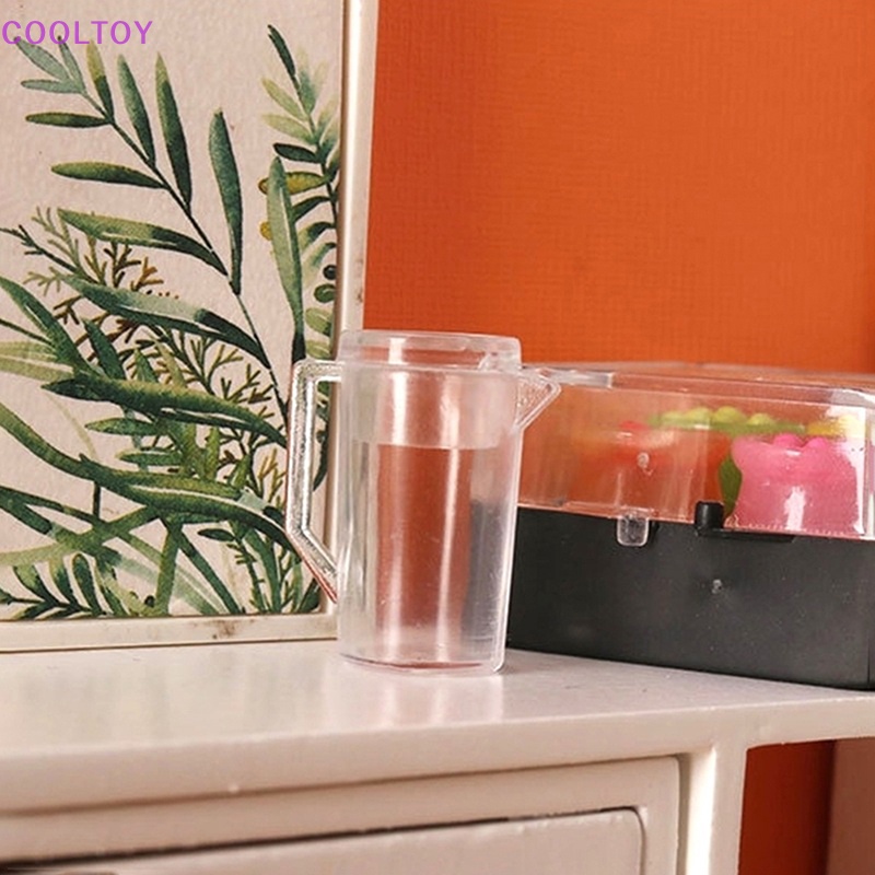 Set 5 Cốc Nước Rỗng Trong Suốt 1: 12 Trang Trí Nhà Búp Bê