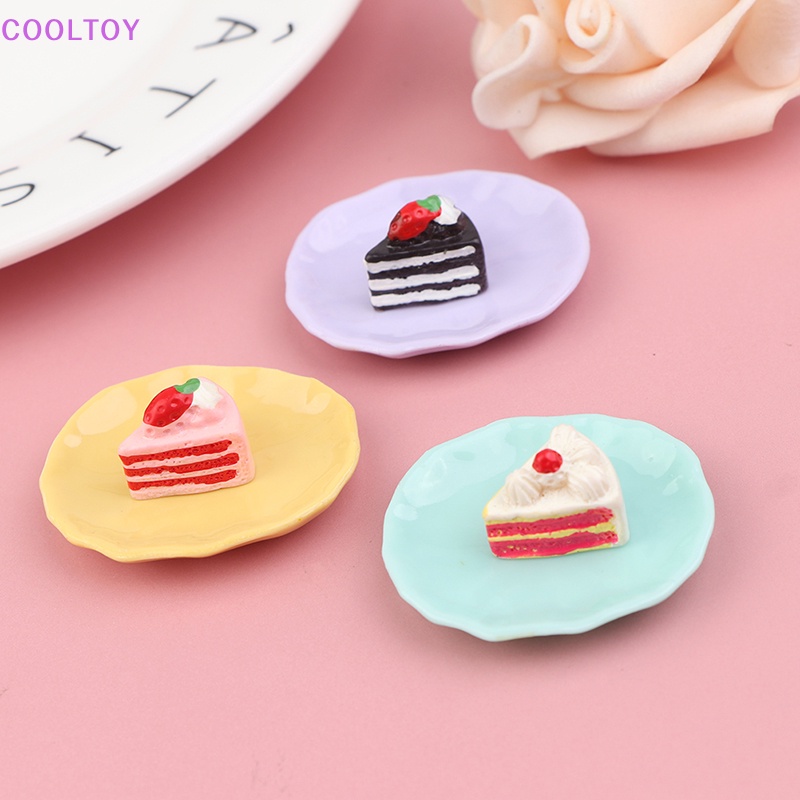 1 Đĩa Đồ Ăn Tỉ Lệ 1: 12 Dùng Trang Trí Nhà Búp Bê