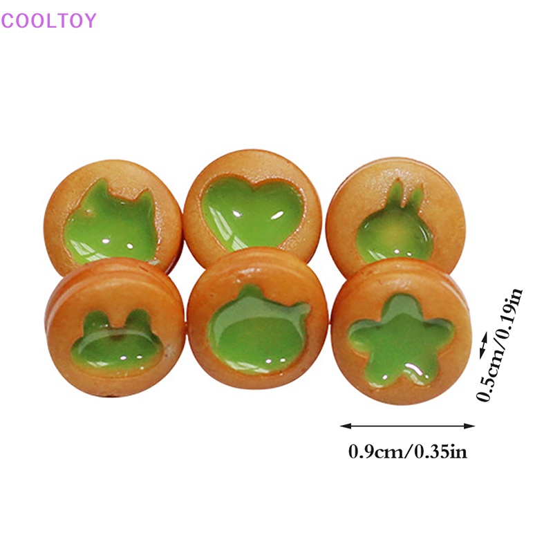 Set 6 Mô Hình Bánh Quy Mini Cho Nhà Búp Bê