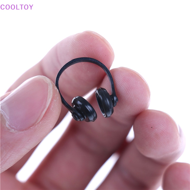 Tai Nghe COOLTOY 1 / 12 Màu Đen Trang Trí Nhà Búp Bê