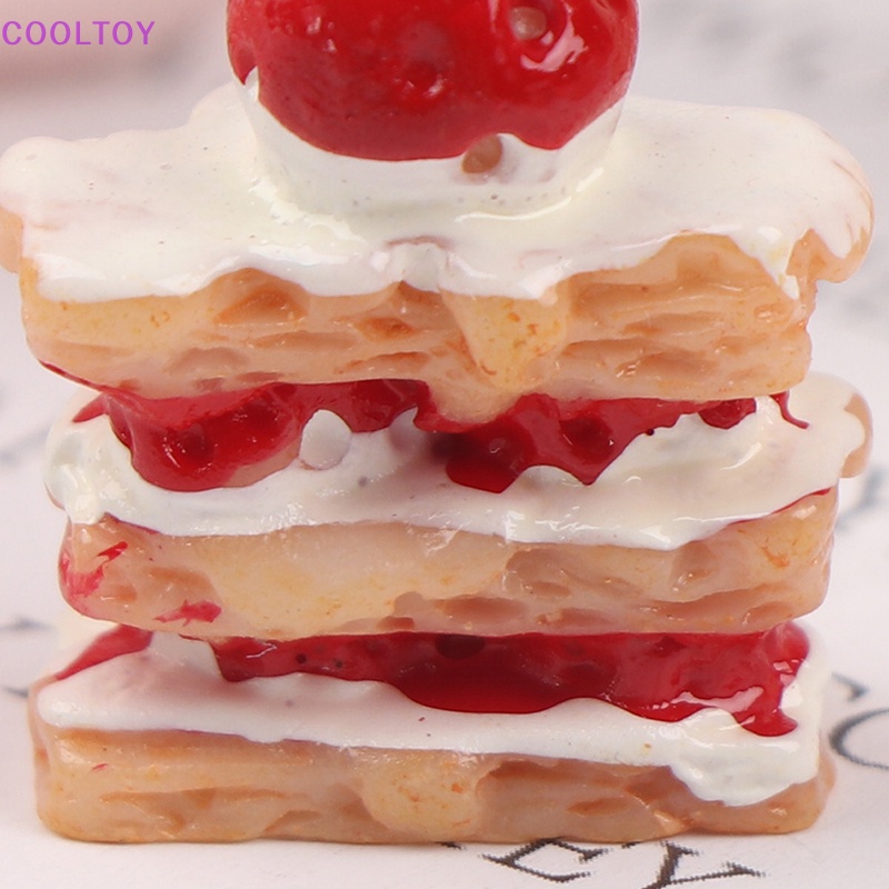 Set 2 Bánh Napoleon Mini Tỉ Lệ 1: 12 Trang Trí Nhà Búp Bê