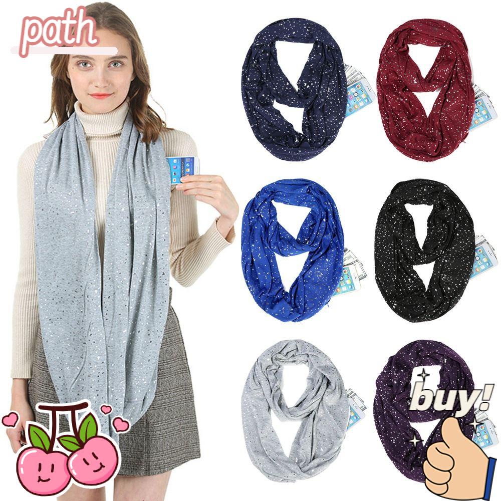 Khăn Choàng Cổ Có Túi Và Khóa Kéo Thời Trang Cho Nam Và Nữ