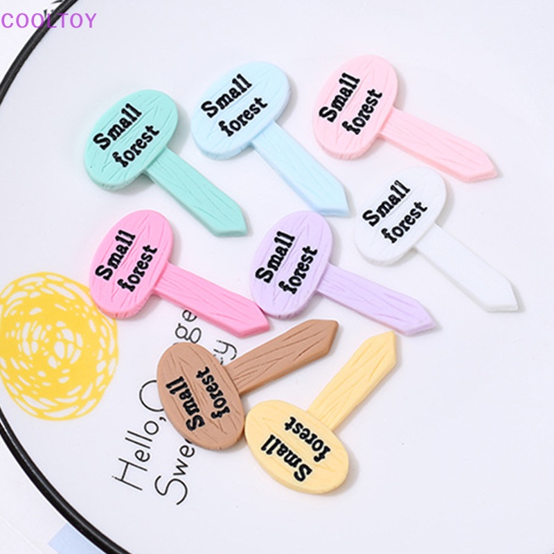 Cooltoy Set 10 Mô Hình Biển Báo Rừng Màu Sắc Cỡ Nhỏ 1: 12 Trang Trí Nhà Búp Bê