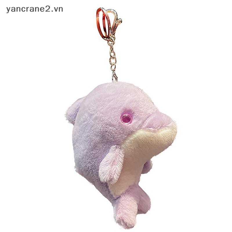 Móc Khóa Hình Cá Heo Nhồi Bông Mềm Mại Dễ Thương {yancrane2.vn} {YAN2}