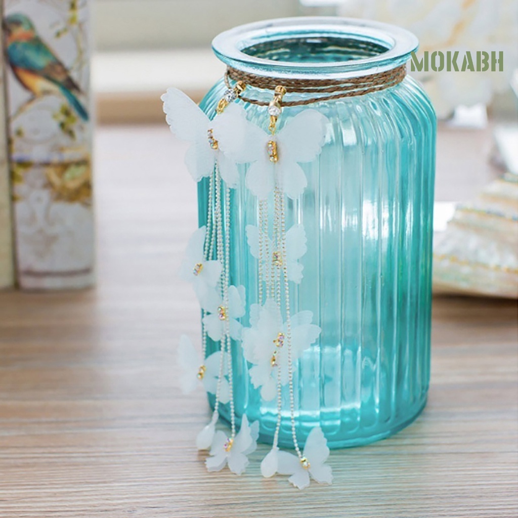 [Mokabh] Bông Tai Dài Tua Rua Hình Quả Bơ Dễ Thương Dành Cho Đám Cưới