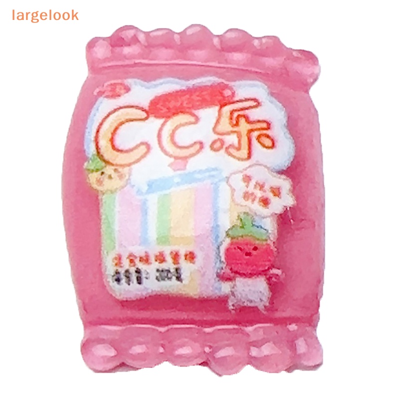 [Biglook] Set 5 Kẹp Tóc Trang Trí Điện Thoại / Giày Bằng Gel Resin Mini Màu Kẹo Phát Quang DIY