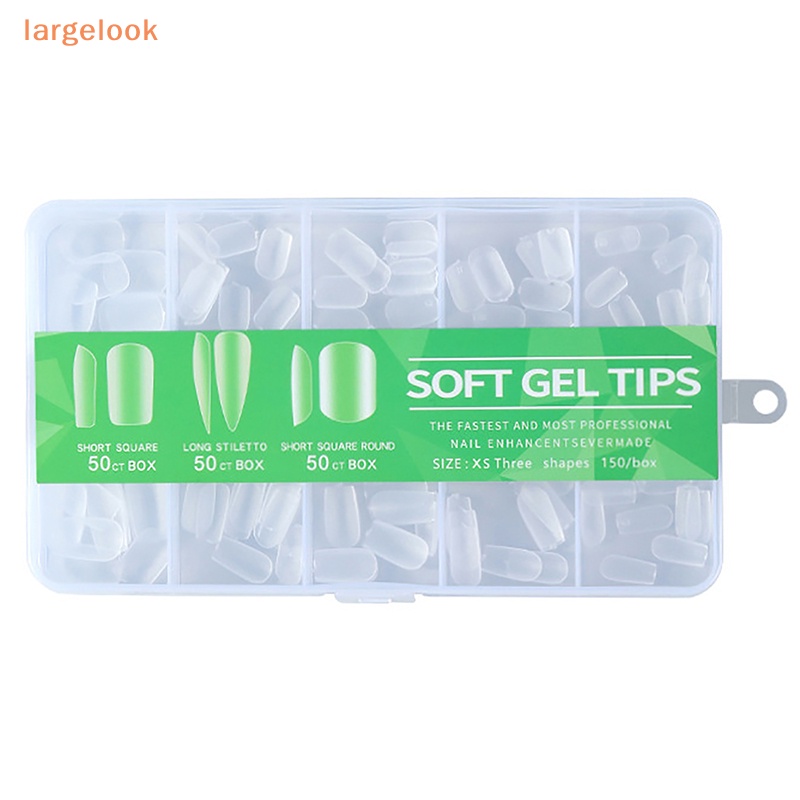 Hộp 150 Móng Tay Giả 3 Mẫu Có Độ Che Phủ Cao Kèm Hộp Đựng