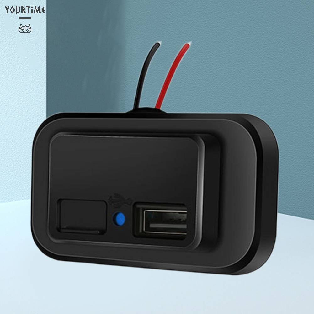 Bộ Sạc Xe Hơi Cổng USB Kép 12V 24V Cho Xe Buýt ATV