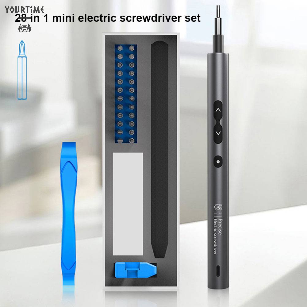 Tua Vít 28 Trong 1 Sửa Điện Thoại / Laptop Không Dây Sạc Lại Được Tiện Dụng