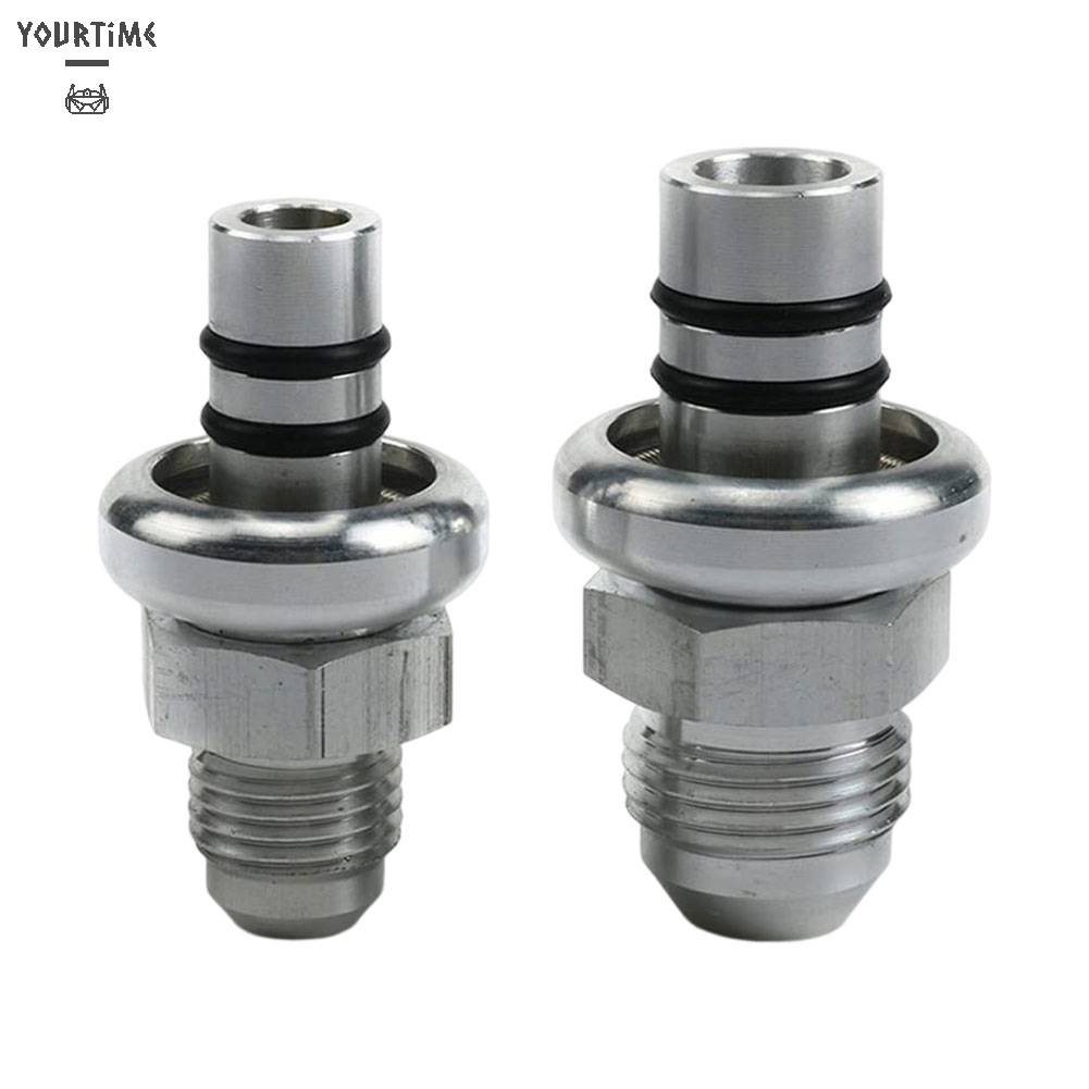 Set 2 Đầu Nối Đường Ray Nhiên Liệu AN6 AN8 Cho 1986-1998 Mustang Billet