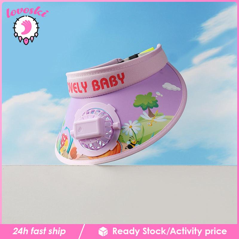 Mũ Chống Nắng Tích Hợp Quạt Tiện Dụng Cho Nam Và Nữ