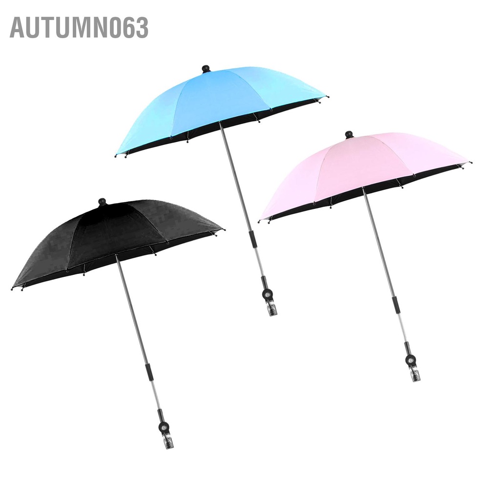 Autumn063 Xe đẩy em bé Parasol Bảo vệ tia cực tím Xoay miễn phí Ô dù xe đa năng có thể tháo rời