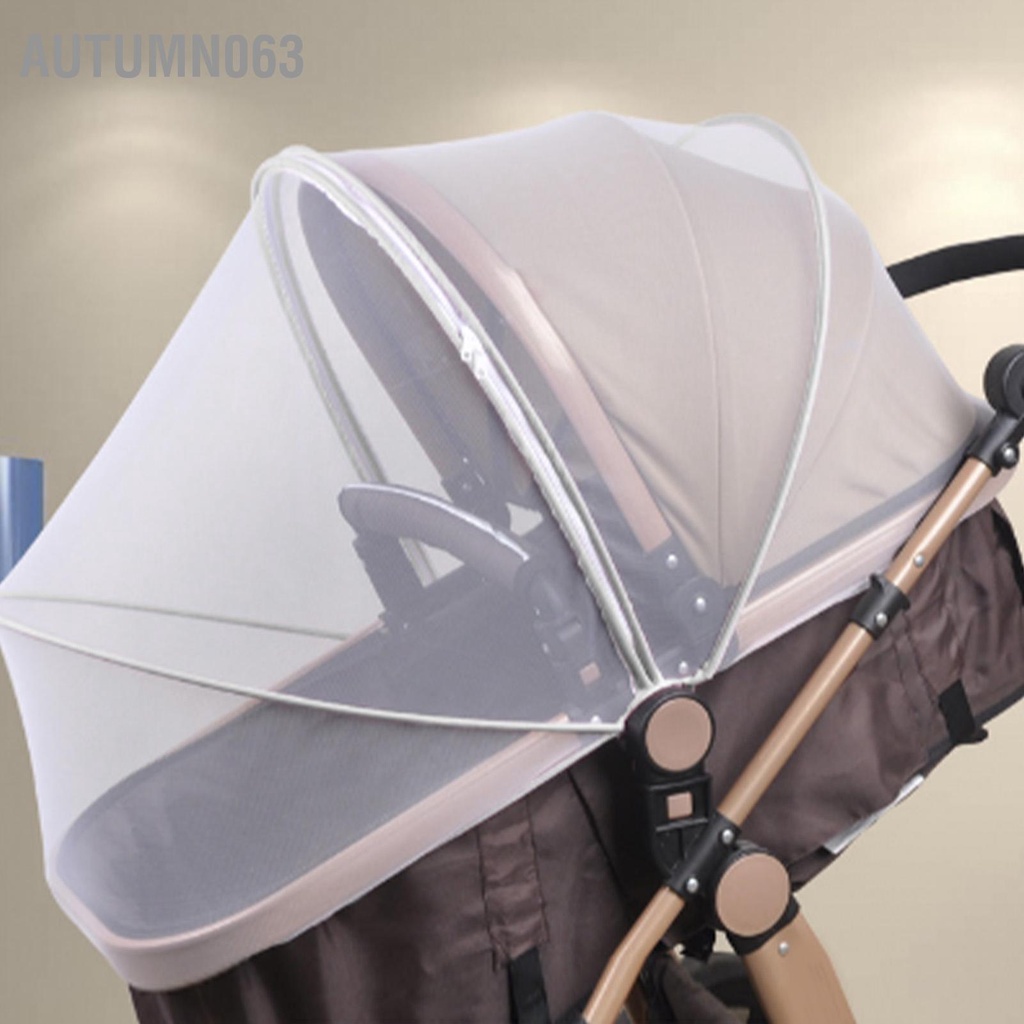 Autumn063 Lưới chống thấm xe đẩy em bé Dây kéo đa năng Xe có thể gập lại lớn