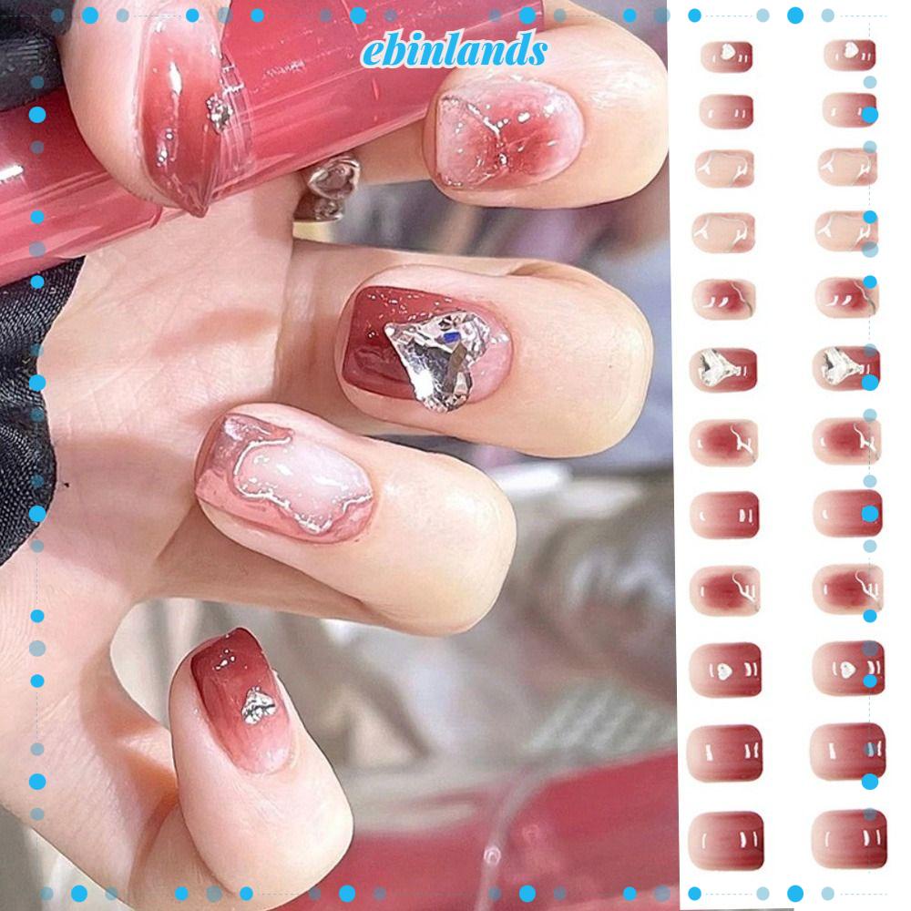 Set 24 Móng Tay Giả Có Thể Tháo Rời