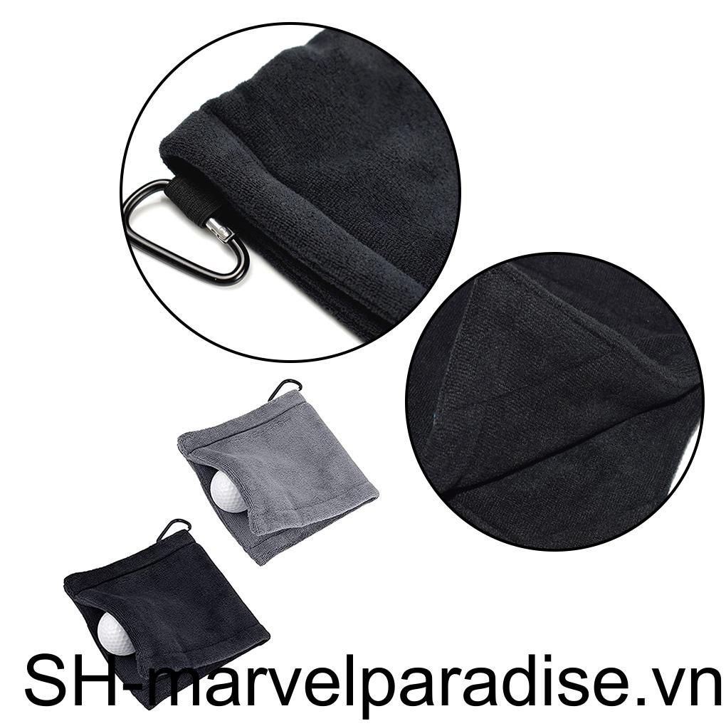 Khăn Lau Bóng Golf Kèm Móc Treo Chống Bụi Thấm Nước Tiện Dụng