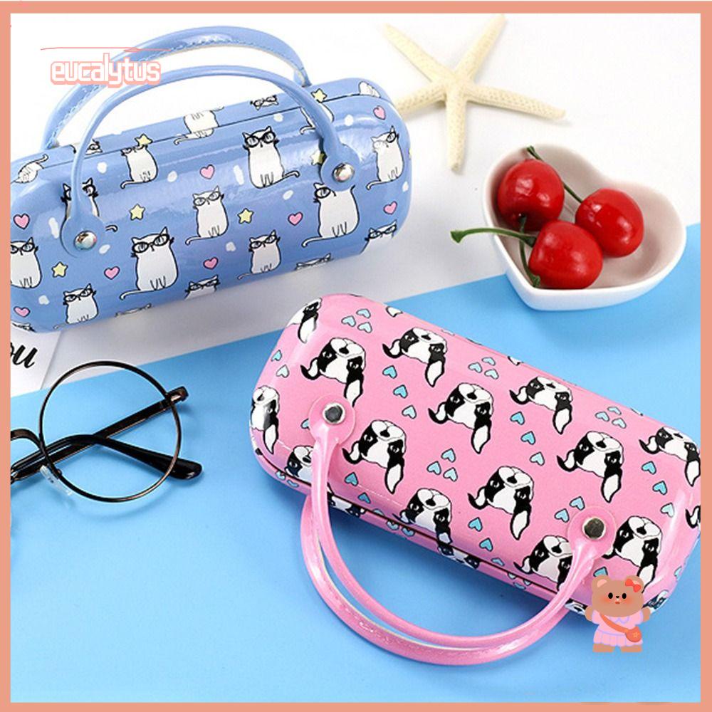 Túi Đựng Mắt Kính Cầm Tay Họa Tiết Hoạt Hình Dễ Thương