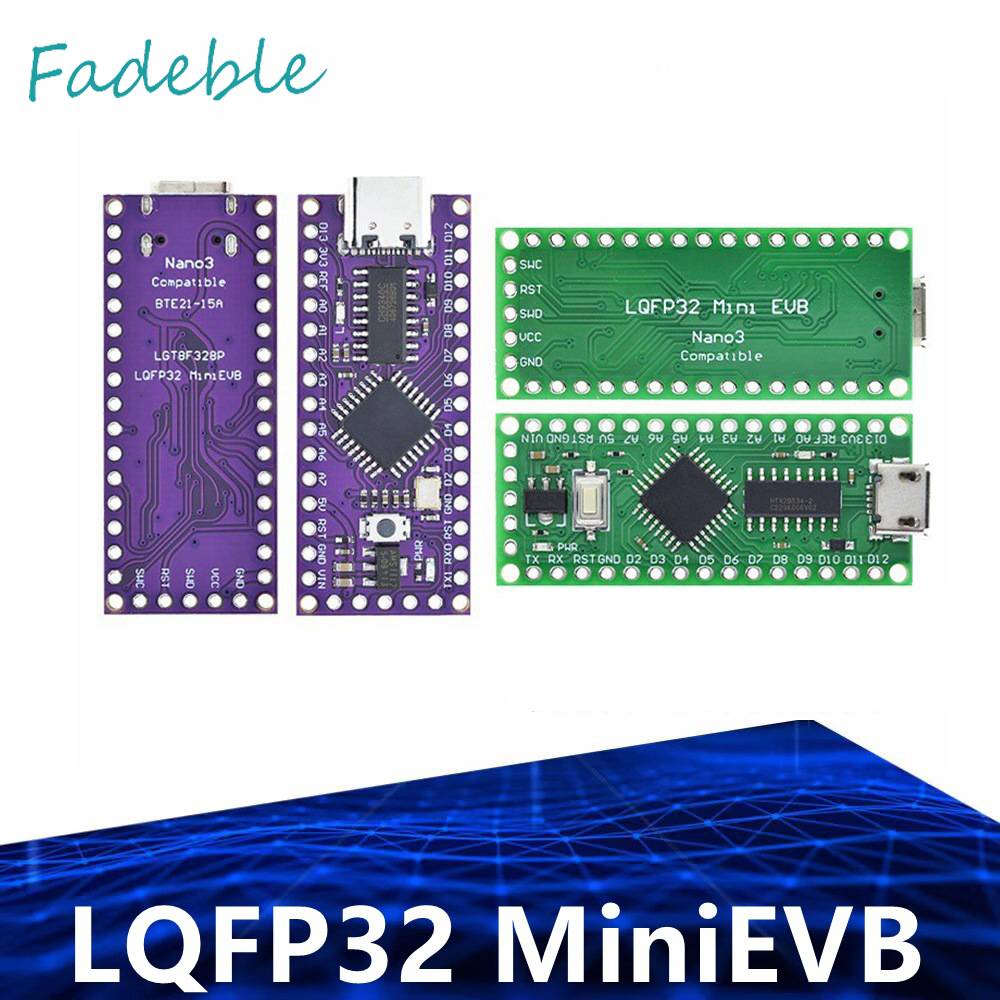 Usb Loại C Thay Thế LGT8F328P LQFP32 MiniEVB HT42B534-1 / CH340C V3.0