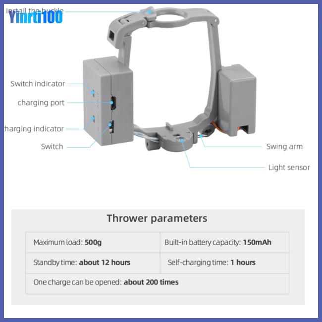 Hệ Thống Ném Khí Dành Cho Máy Bay Không Người Lái Dji