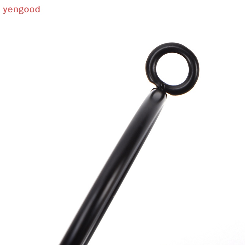 (YGD) 10 Vòng Treo Rèm Cửa Bằng Kim Loại Màu Đen 5 Kích Cỡ