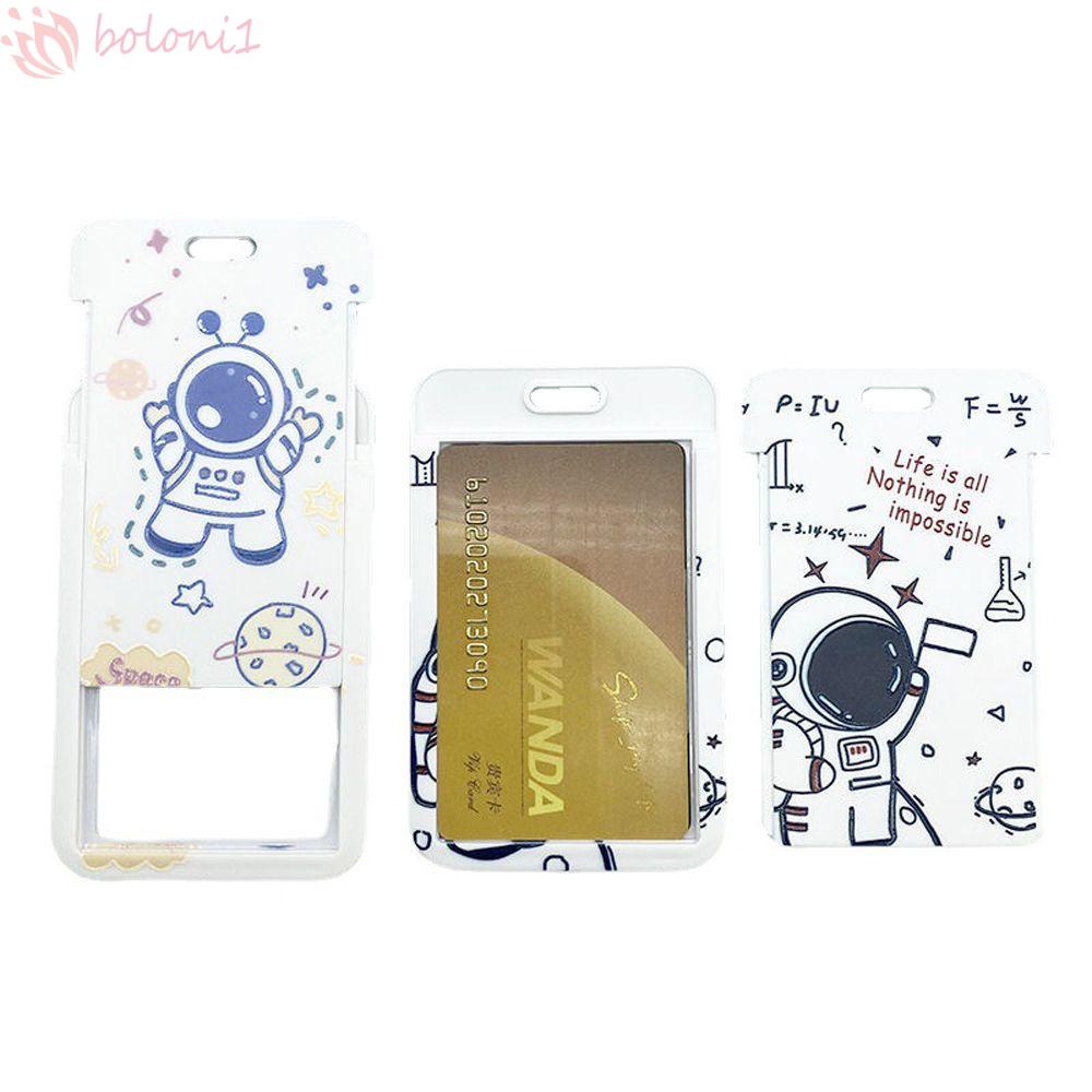 Bao Đựng Thẻ Xe Buýt / Thẻ Ngân Hàng / Xe Bus / Phi Hành Gia Hoạt Hình Có Móc Khóa Điều Khiển Truy Cập