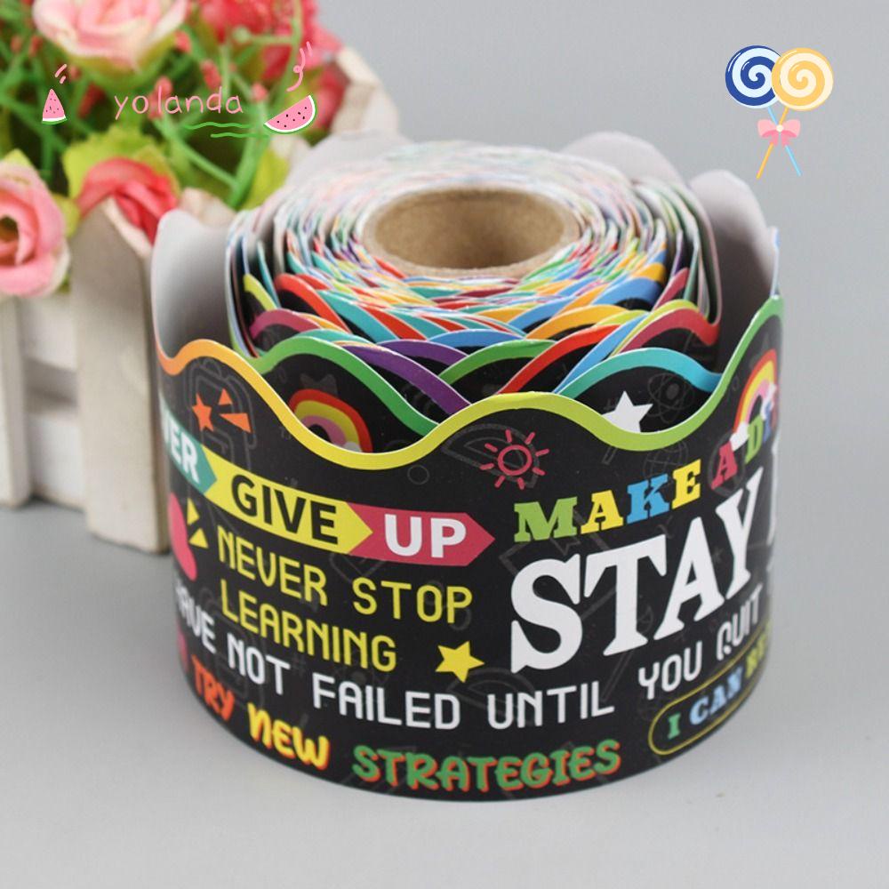 Miếng Dán Hình Bảng Đen Viền Dùng Trang Trí Lớp Học DIY