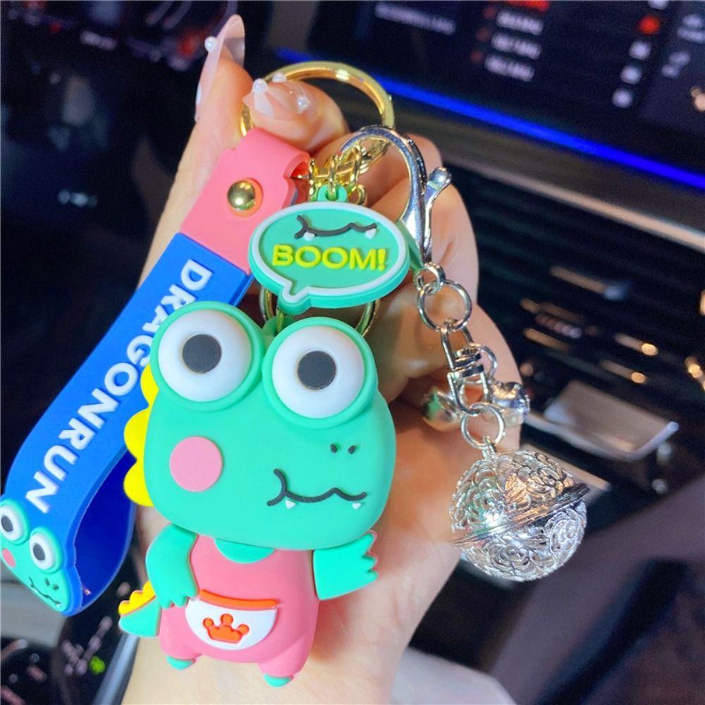 Norman Móc Khóa Dạng Nhấn Bằng PVC Hình Gấu / Ếch Hoạt Hình Đáng Yêu Sáng Tạo Dành Cho Trẻ Em