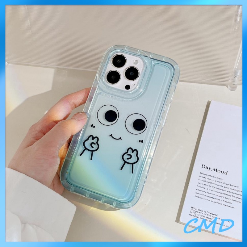 Ốp lưng iphone Điện Thoại Màu xanh da trời, túi khí biểu cảm nhỏ, chống chấn động, bảo vệ máy ảnh,TPU Cho Iphone 6 / 6S / 6SPlus / se / 7 / 7Plus / 8 / 8Plus / X / xs / xsmax / 11 / 12 / 13 / 14 / plus / pro / pro max-742