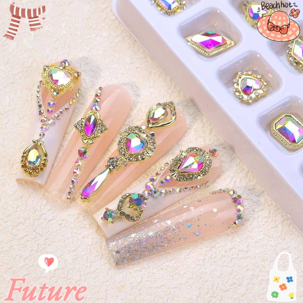 Móng Tay Tương Lai|Mới Áo Thun Thiết Kế Mới Năng Động Thời Trang|Trái Tim Hợp Kim