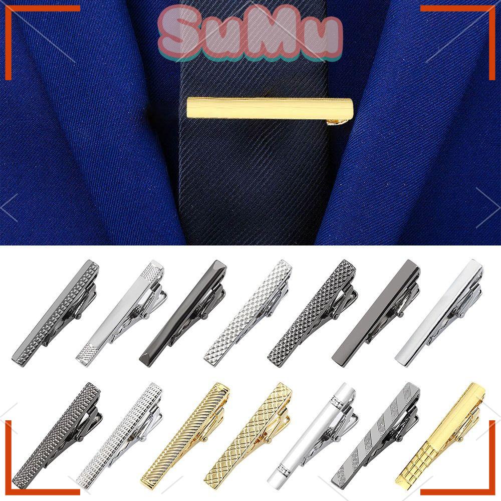 Bộ 3 Kẹp Cà Vạt Bằng Thép Không Gỉ Phong Cách Doanh Nhân Sang Trọng