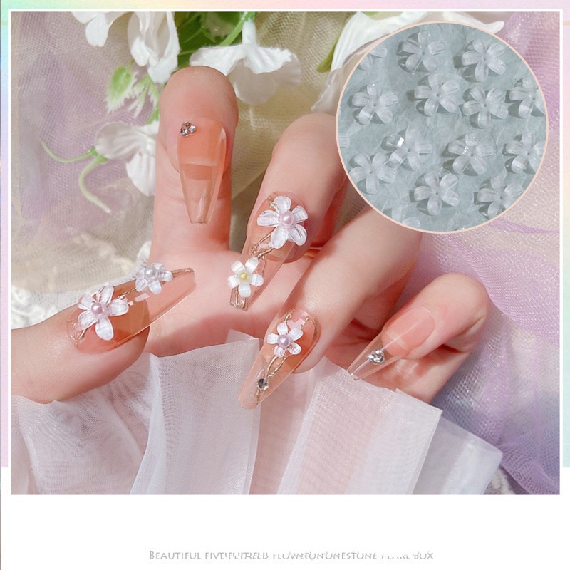 50 Cánh Hoa Hướng Dương Nhỏ Màu Trang Trí Móng Tay