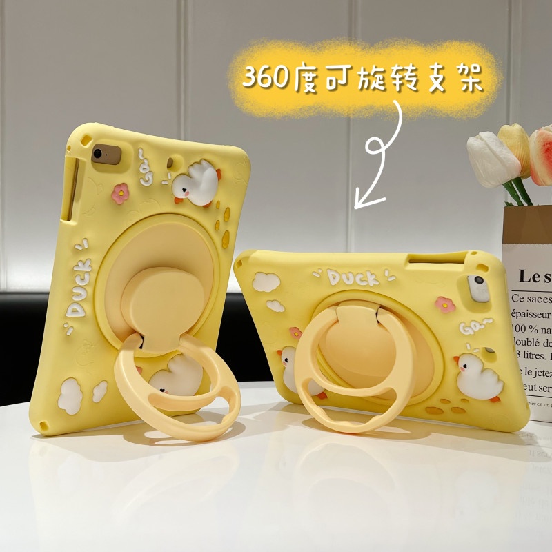 Ốp Máy Tính Bảng Silicon Dẻo In Hình Vịt Giảm Căng Thẳng Cho Ipad 10.2 Ipad 10Th 10.9 Mini 4 / 5 Ipad Air 1 / 2 Air 4 / 5 Pro 11 Ipad Gen 5