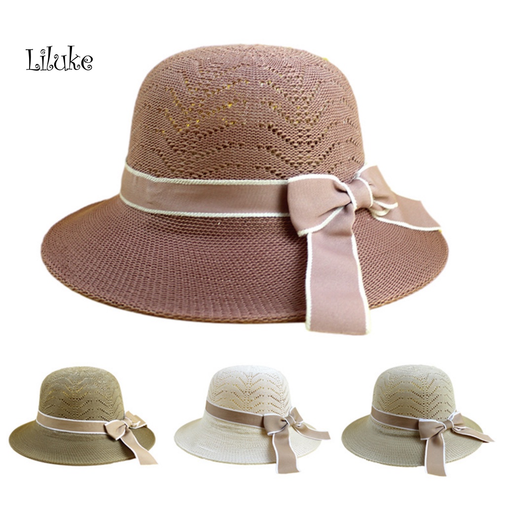 Nón Vành Tròn Đi Nắng Thoáng Khí Thời Trang Cho Nữ
