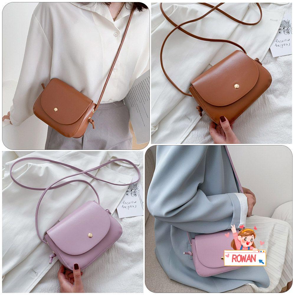 Túi Xách Đeo Vai ROWANS Màu Sắc Tinh Khiết Đơn Giản Cho Nữ