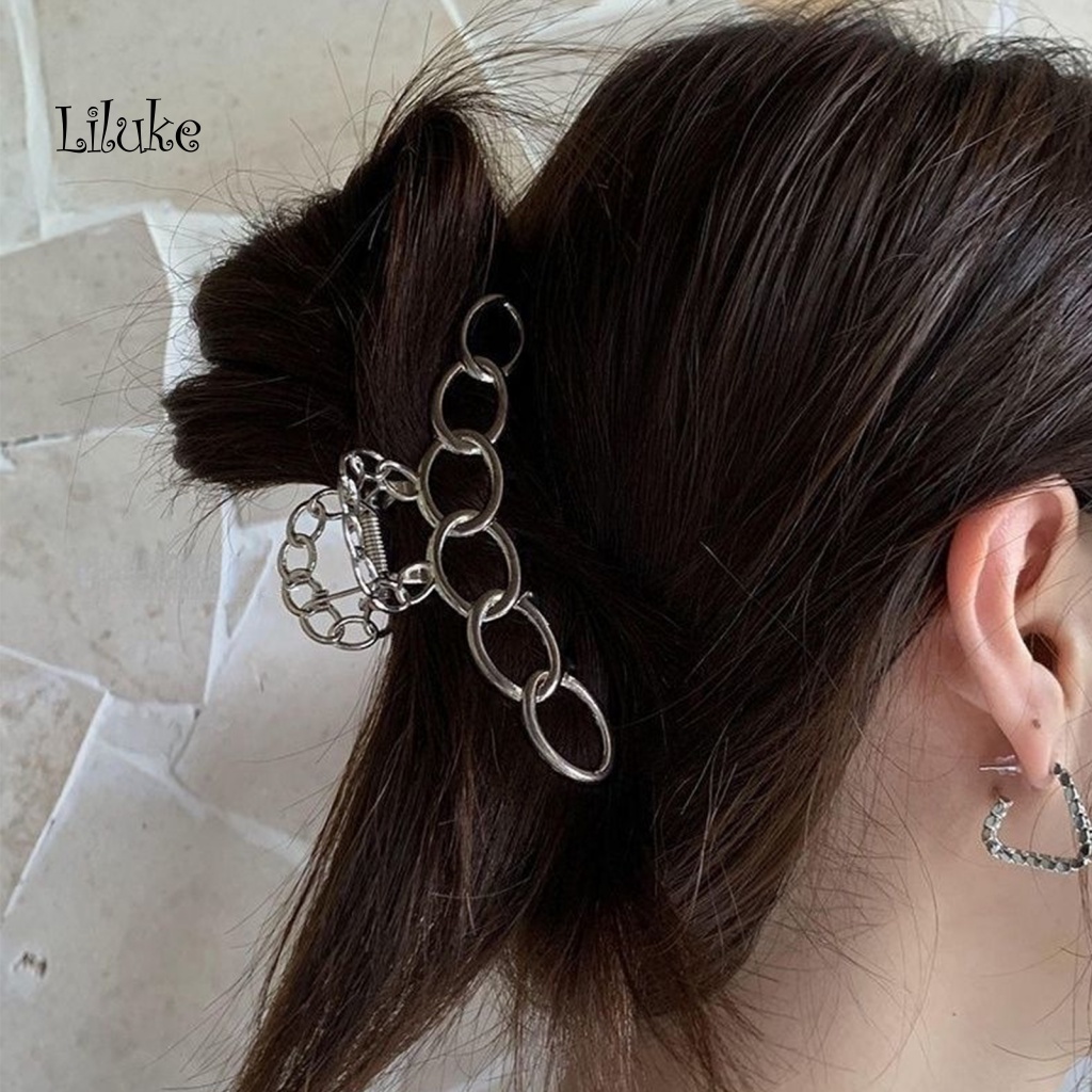 Kẹp Tóc Hợp Kim Hình Tròn / Ngôi Sao / Trái Tim Phong Cách Hàn Quốc Cho Nữ