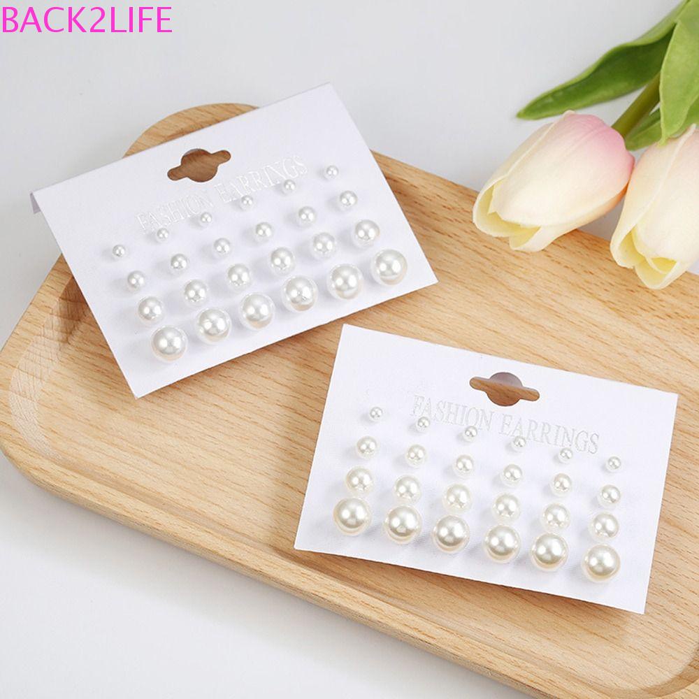 Bông Tai Nhựa Kim Loại Phối Kim Loại Kiểu Retro Hàn Quốc 2Lilife Thời Trang Cho Nữ