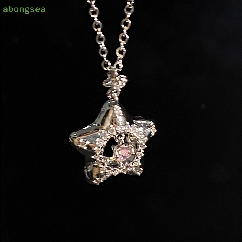 Abongsea Dây Chuyền Mặt Ngôi Sao Điều Ước Thời Trang Cho Nữ