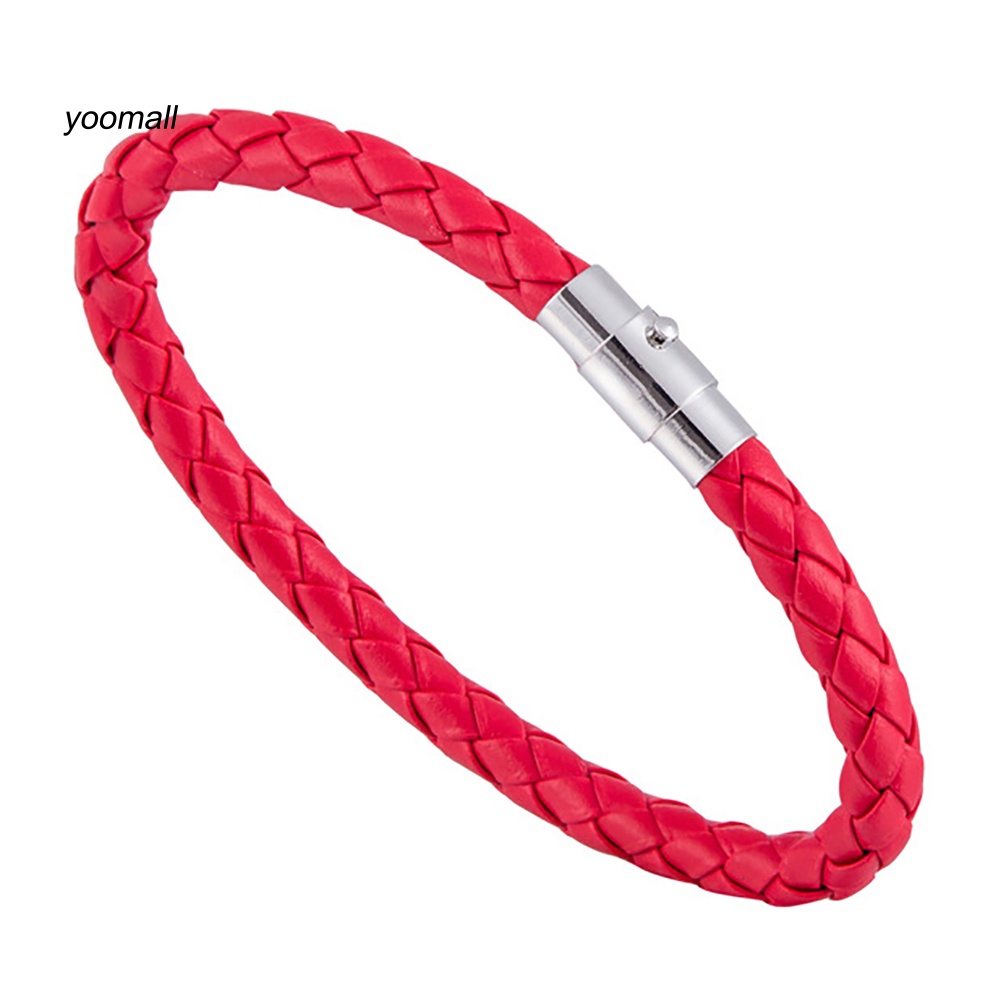 Vòng Tay Bện Dây Da Thời Trang Cho Nữ