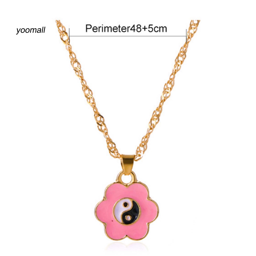 Vòng cổ Nối Dài Mặt Hình Thái Cực Quyền Thời Trang Cho Nữ