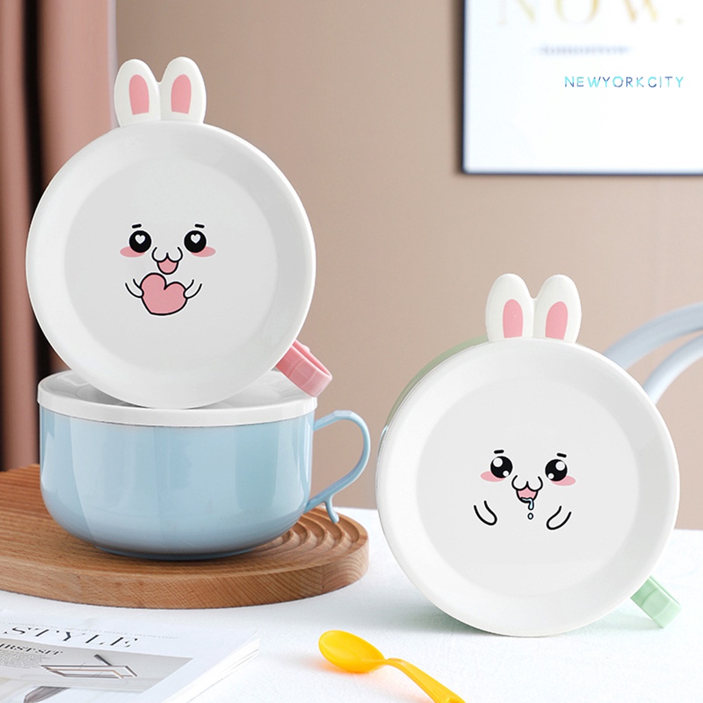 Bát Ăn Cơm Hai Tầng Bằng Thép Không Gỉ Tái Sử Dụng Tiện Lợi Dành Cho Nhà Bếp