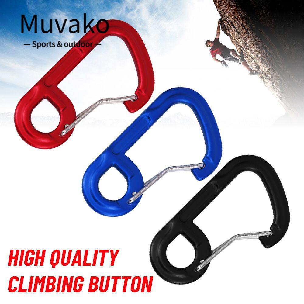 MUVAKO Set 3 Móc Khóa Leo Núi Bằng Hợp Kim Nhôm Nhiều Màu Sắc