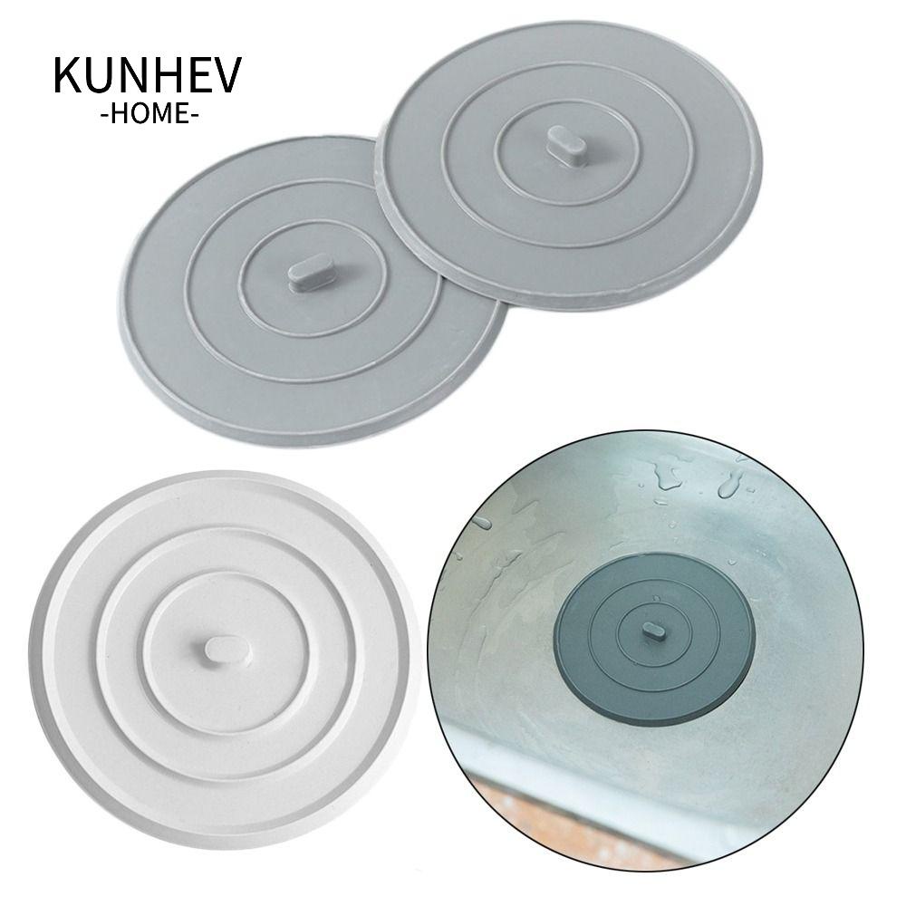 KUNHEV Set 3 Nắp Đậy Cống Thoát Nước Bồn Rửa Chén / Phòng Tắm Chống Rò Rỉ Kích Thước