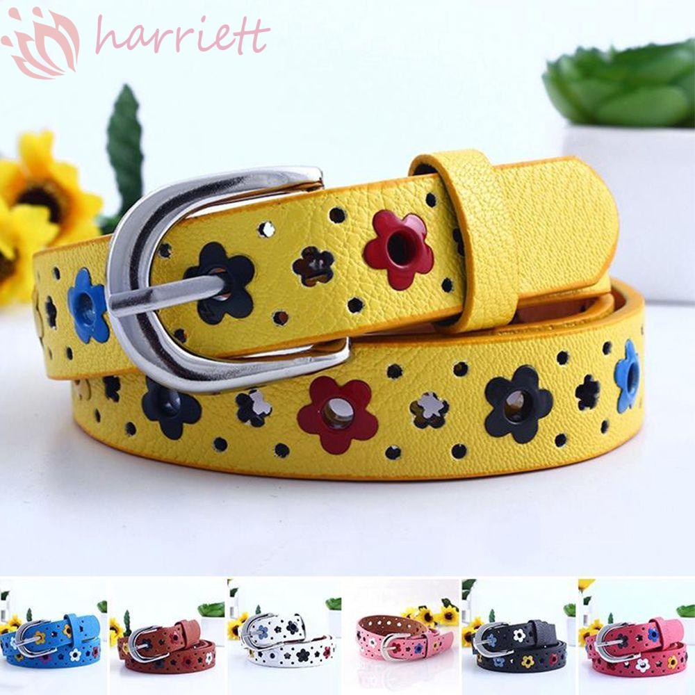 Thắt Lưng Da PU Họa Tiết Bướm Rỗng Có Thể Điều Chỉnh Kích Cỡ Cho Bé Trai
