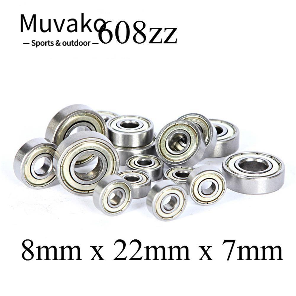 MUVAKO Set 10 / 20 Vòng Bi Bằng Thép Cacbon Chống Ăn Mòn Dành Cho Ván Trượt