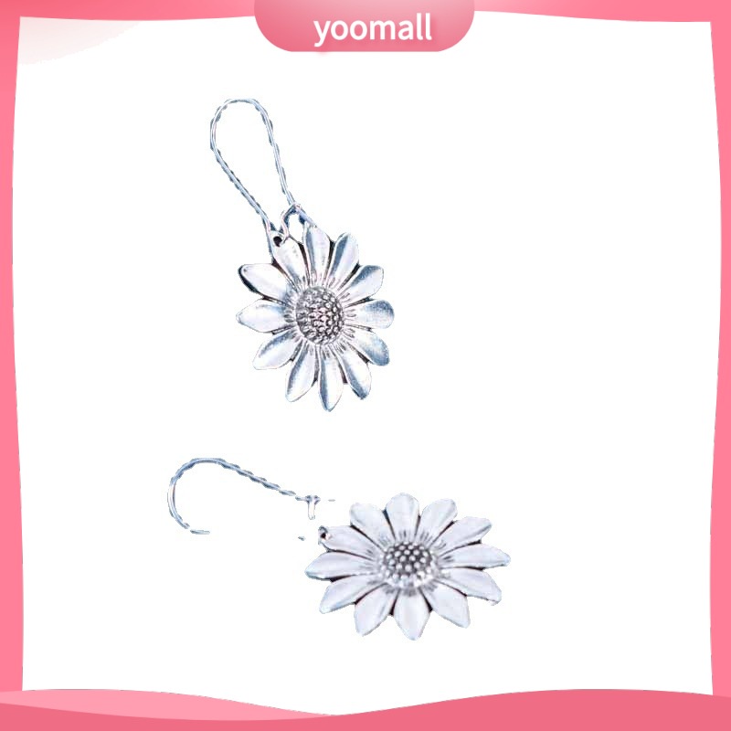 [YM] Bông Tai Hoa Hướng Dương Ba Chiều Phong Cách Bohemian Cổ Điển Mới