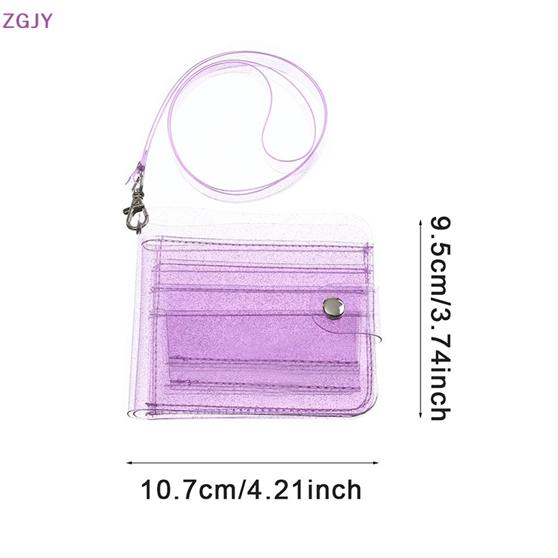 Ví Đựng Thẻ ID / Thẻ Tín Dụng Bằng PVC Trong Suốt Chống Thấm Nước Thời Trang Cho Nữ Mới