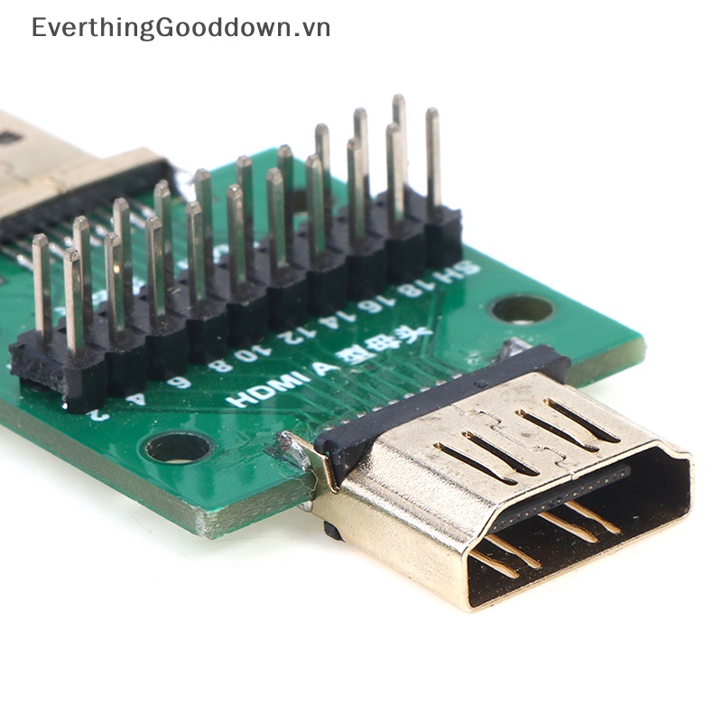 Everthinggooddown 1 Bảng Mạch Thử Nghiệm Cổng HDMI Đực Và Cái MINI PCB 2.54mm vn