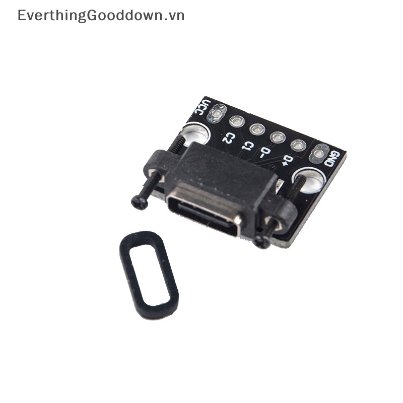 1 Bảng Mạch Kiểm Tra Cổng Type-C USB 3.1 PCB Kèm Ốc Vít Nối Type C 12P Chuyên Dụng