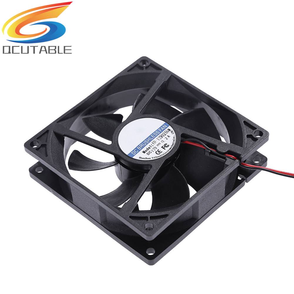 Yd- YD-Túi Đựng Đồ Dùng Tiện Lợi129025Quạt Tản Nhiệt 7 Cánh SM DC 12V 90x90x25mm Cho Máy Tính