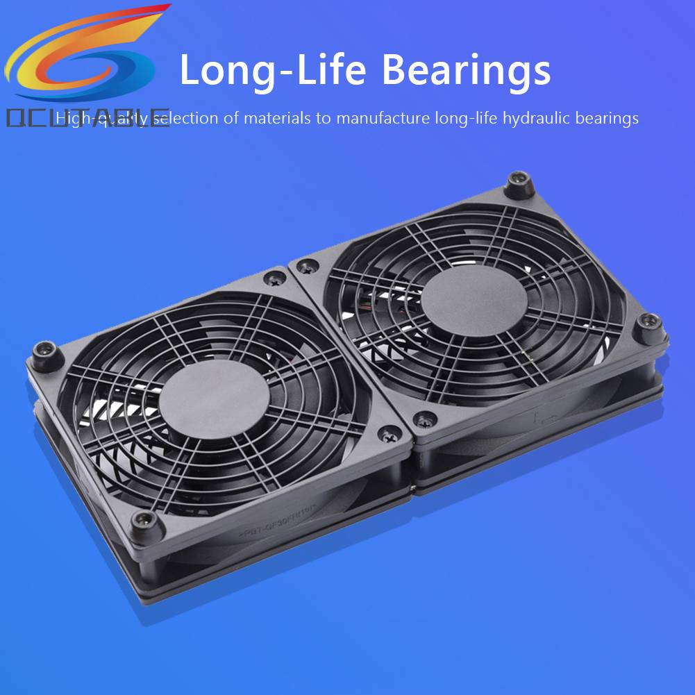 Bộ Định Tuyến Quạt Tản Nhiệt Làm Mát Hộp TV Không Dây Kép