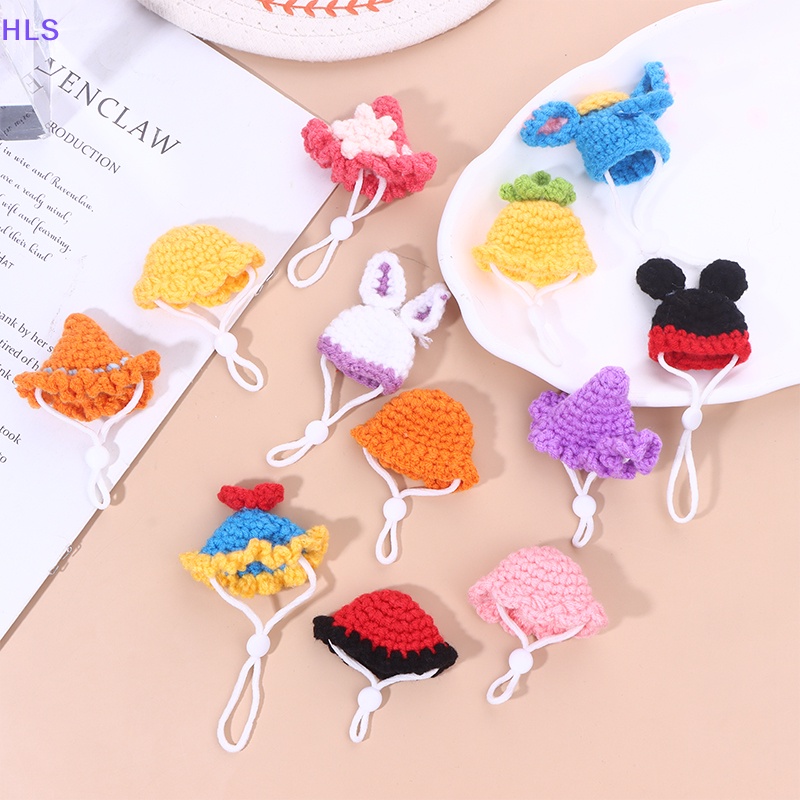 1 Mô Hình Mũ Dệt Kim Mini Hình Động Vật Hoạt Hình Tỉ Lệ 1: 12 Trang Trí Nhà Búp Bê / Chuột Hamster